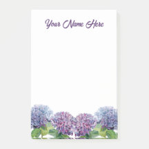 Papier notes floral personnalisé pour des cadeaux