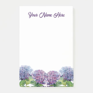 Post-it® Papier notes floral personnalisé pour des cadeaux