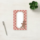 Post-it® Papier notes Gingham Rouge Gingerbread  (Bureau)