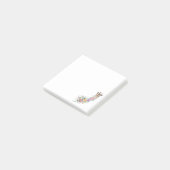Post-it® Papier notes girafe Fleurs adhésifs (Incliné)