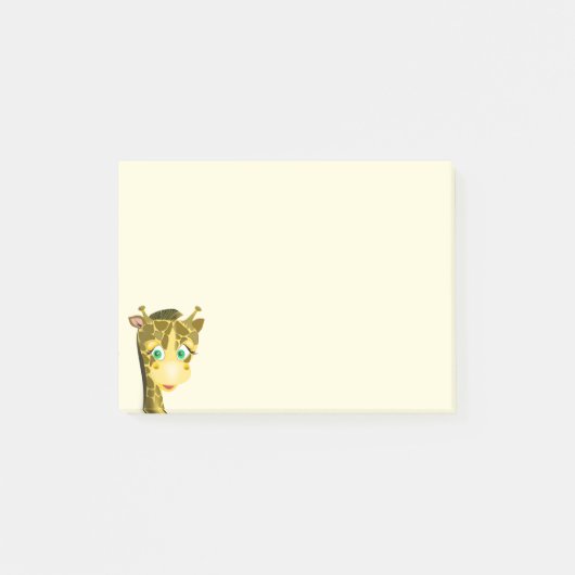 Post-it® Papier notes Girafeau Bébé (Devant)