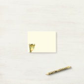 Post-it® Papier notes Girafeau Bébé (Sur un bureau)