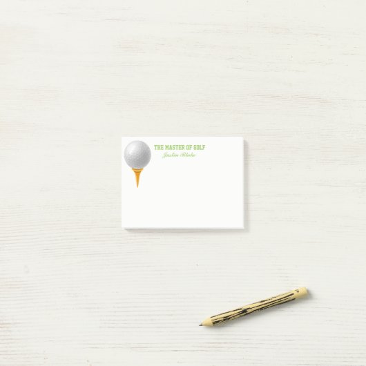 Post-it® Papier notes Golf (Sur un bureau)