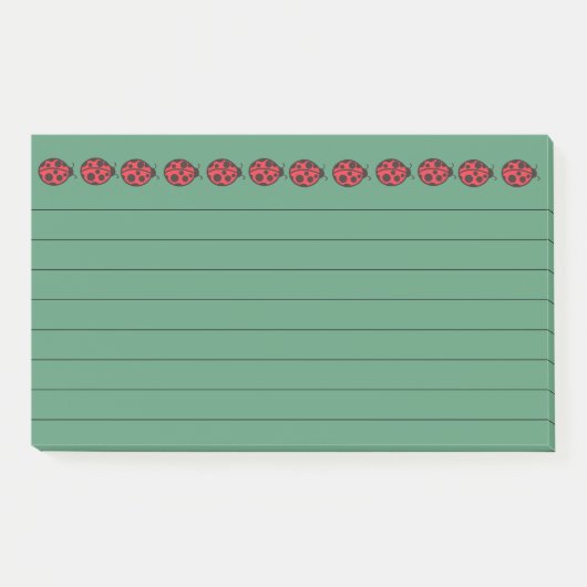 Post-it® Papier notes Ladybug Jumbo (Devant)