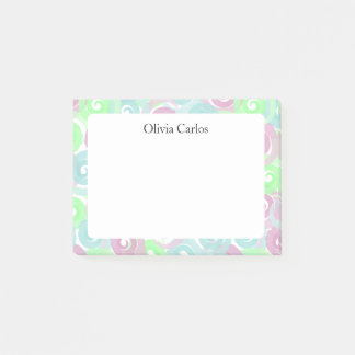 Post-it® Papier notes pastel personnalisé en spirale