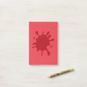 Post-it® Papier-notes personnalisables avec design éclabous (Sur un bureau)