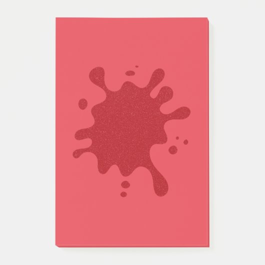 Post-it® Papier-notes personnalisables avec design éclabous (Devant)