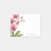 Post-it® Papier notes personnalisé Orchidée aquarelle (Devant)