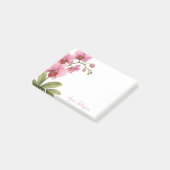 Post-it® Papier notes personnalisé Orchidée aquarelle (Incliné)