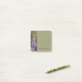 Post-it® Papier notes personnalisé vert marbre pour le bure (Sur un bureau)