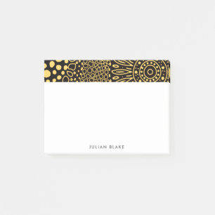 Post-it® Papier notes personnalisés à motifs floraux ethniq