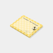 Post-it® Papier notes personnalisés abeille à miel (Incliné)