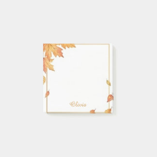 Post-it® Papier notes personnalisés aquarelle feuilles d'au