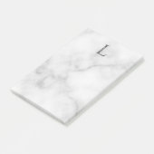 Post-it® Papier-notes personnalisés avec monogramme et nom (Incliné)