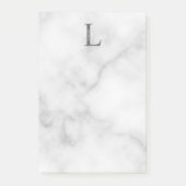 Post-it® Papier-notes personnalisés avec monogramme et nom (Devant)