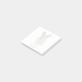 Post-it® Papier-notes personnalisés de lapin de Pâques (Incliné)