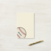Post-it® Papier notes personnalisés Grand Baseball (Sur un bureau)