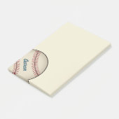 Post-it® Papier notes personnalisés Grand Baseball (Incliné)