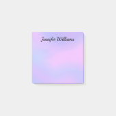 Post-it® Papier notes personnalisés licorne violet (Devant)