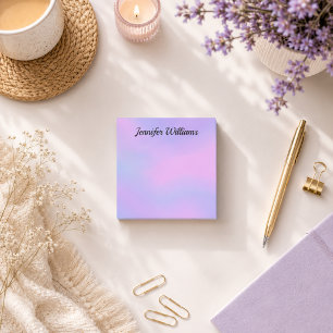 Post-it® Papier notes personnalisés licorne violet