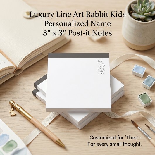 Post-it® Papier notes personnalisés pour enfants 3x3 | Lapi