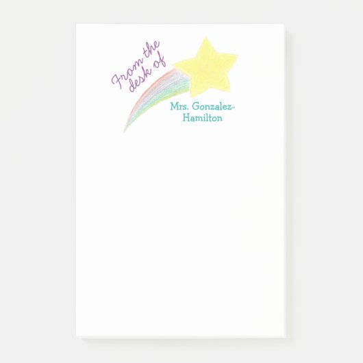 Post-it® Papier-notes personnalisés pour enseignant (Devant)