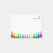 Post-it® Papier-notes personnalisés pour enseignant – Crayo (Devant)