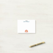 Post-it® Papier-notes personnalisés pour enseignants - Desi (Sur un bureau)