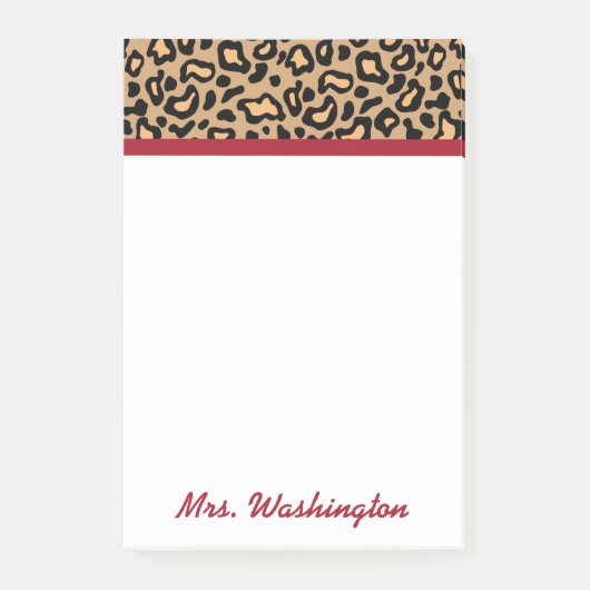 Post-it® Papier notes personnalisés pour professeur motif l (Devant)