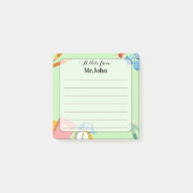 Papier-notes personnalisés "Un mot de" pour l'ense
