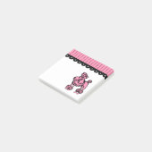 Post-it® Papier notes Post It Caniche Rose (Incliné)