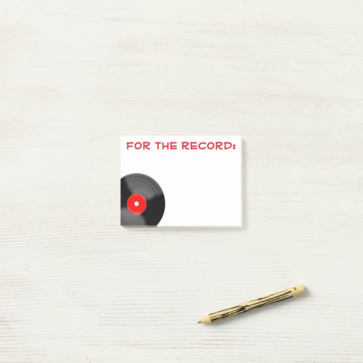 Post-it® Papier notes Post It vinyle rétro (Sur un bureau)