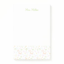 Papier notes pour enseignant chic