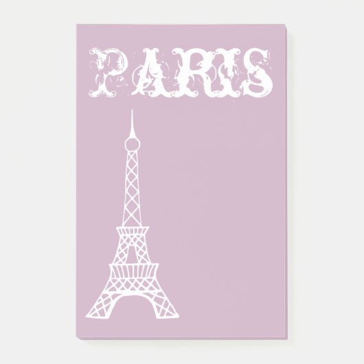 Post-it® Papier notes repositionnables lavande de Paris (Devant)