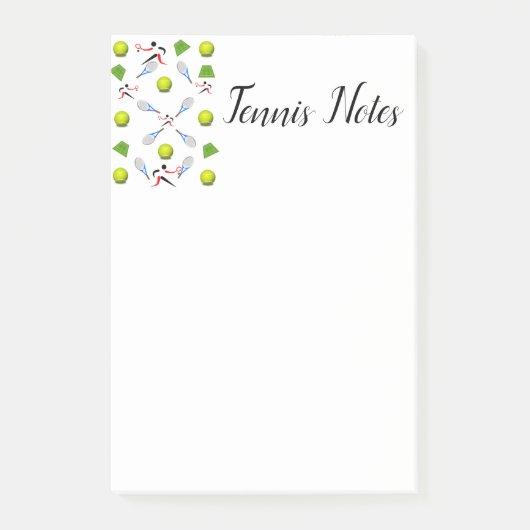 Post-it® Papier-notes Tennis (Devant)