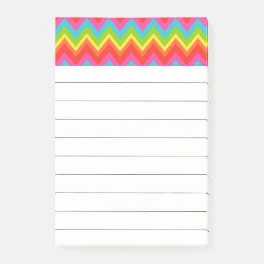 Post-it® Papier Notes To Do List Arc-en-Ciel (Devant)