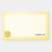 Post-it® Papier-notes Visage Sourire avec des Yeux Ouverts (Devant)