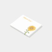 Post-it® Papier notes Watercolour Tournesol Merci (Incliné)