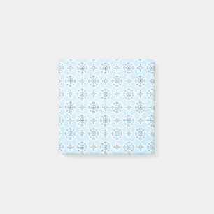 Post-it® Papier peint bleu vintage