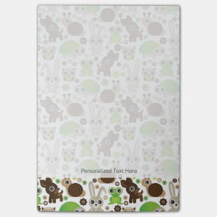 Post-it® papier peint d'animal lapin de la tortue de cerf