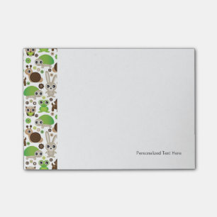 Post-it® papier peint d'animal lapin de la tortue de cerf