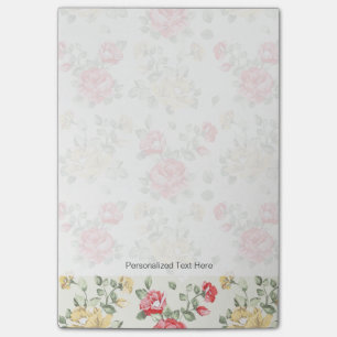 Post-it® Papier peint élégant motif de roses roses roses