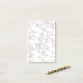 Post-it® papier peint fleurs 1 (Sur un bureau)