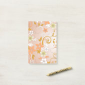 Post-it® Papier peint fleurs 8 (Sur un bureau)