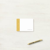 Post-it® Papier peint floral d'or de luxe (Sur un bureau)