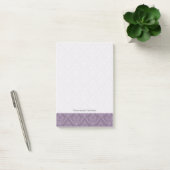 Post-it® Papier peint floral pourpre (Bureau)