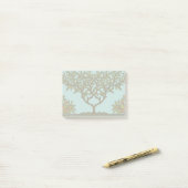 Post-it® Papier peint frise d'arbre de William Morris (Sur un bureau)