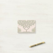 Post-it® Papier peint frise d'arbre de William Morris (Sur un bureau)