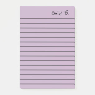 Post-it® Papier personnalisé couleur personnalisée 4x6 lign