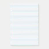 Post-it® Papier rayé (Devant)